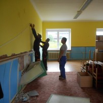 Prázdninová rekonstrukce na pracovišti v Kunčině