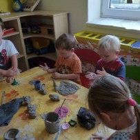 Keramika ve školce v Nové Vsi