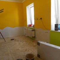 Prázdninová rekonstrukce na pracovišti v Kunčině