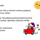 Poděkování